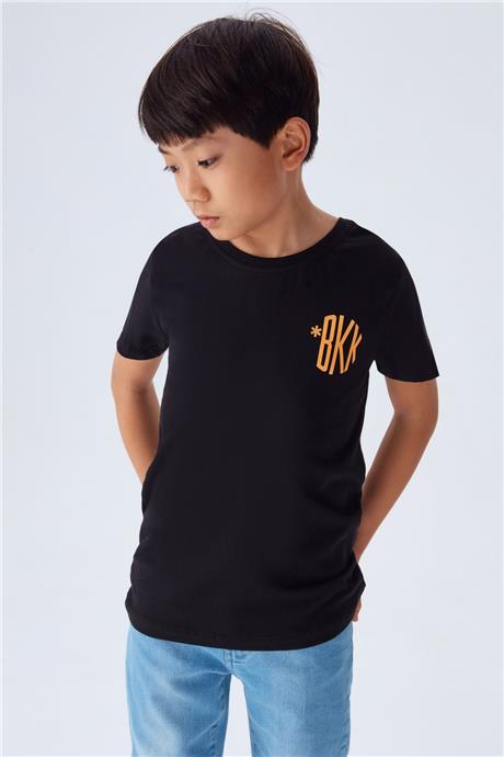 Bikkembergs Erkek Çocuk Siyah Tshirt