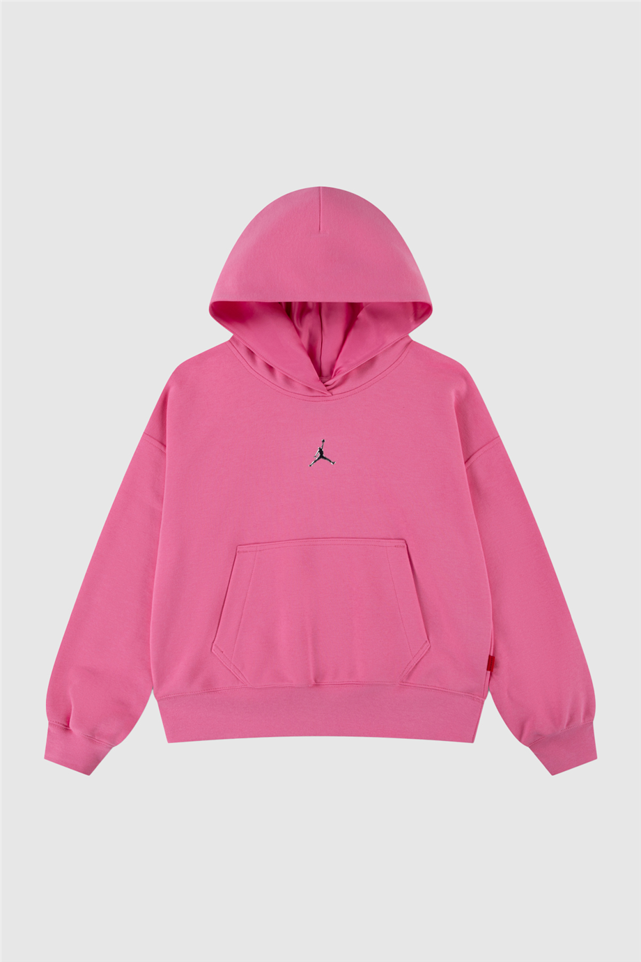 Air Jordan Kız Çocuk Pembe Logo Detaylı Kapüşonlu Sweatshirt