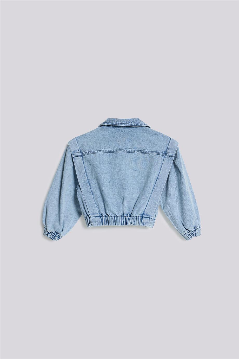 Beverly Hills Polo Club Kız Çocuk Denim Ceket görsel 6