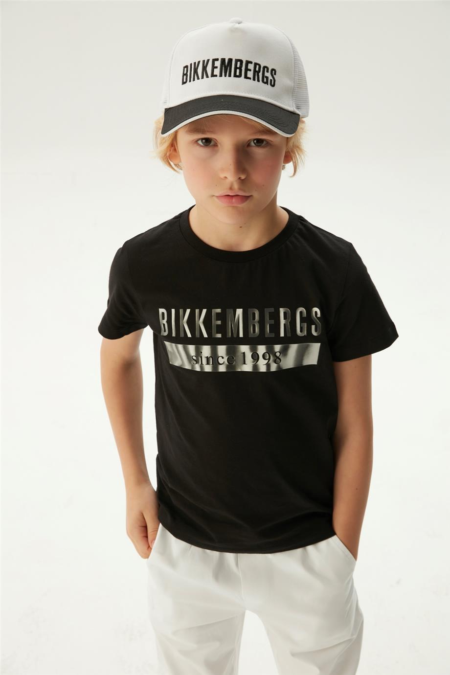 Bikkembergs Erkek Çocuk Beyaz Şapka