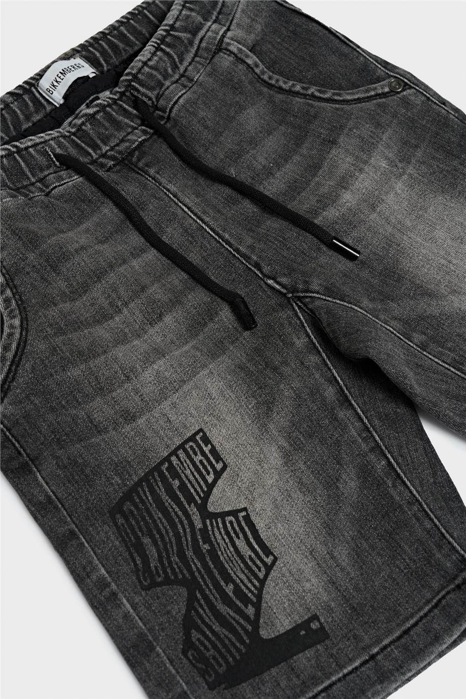 Bikkembergs Erkek Çocuk Gri Şort görsel 6
