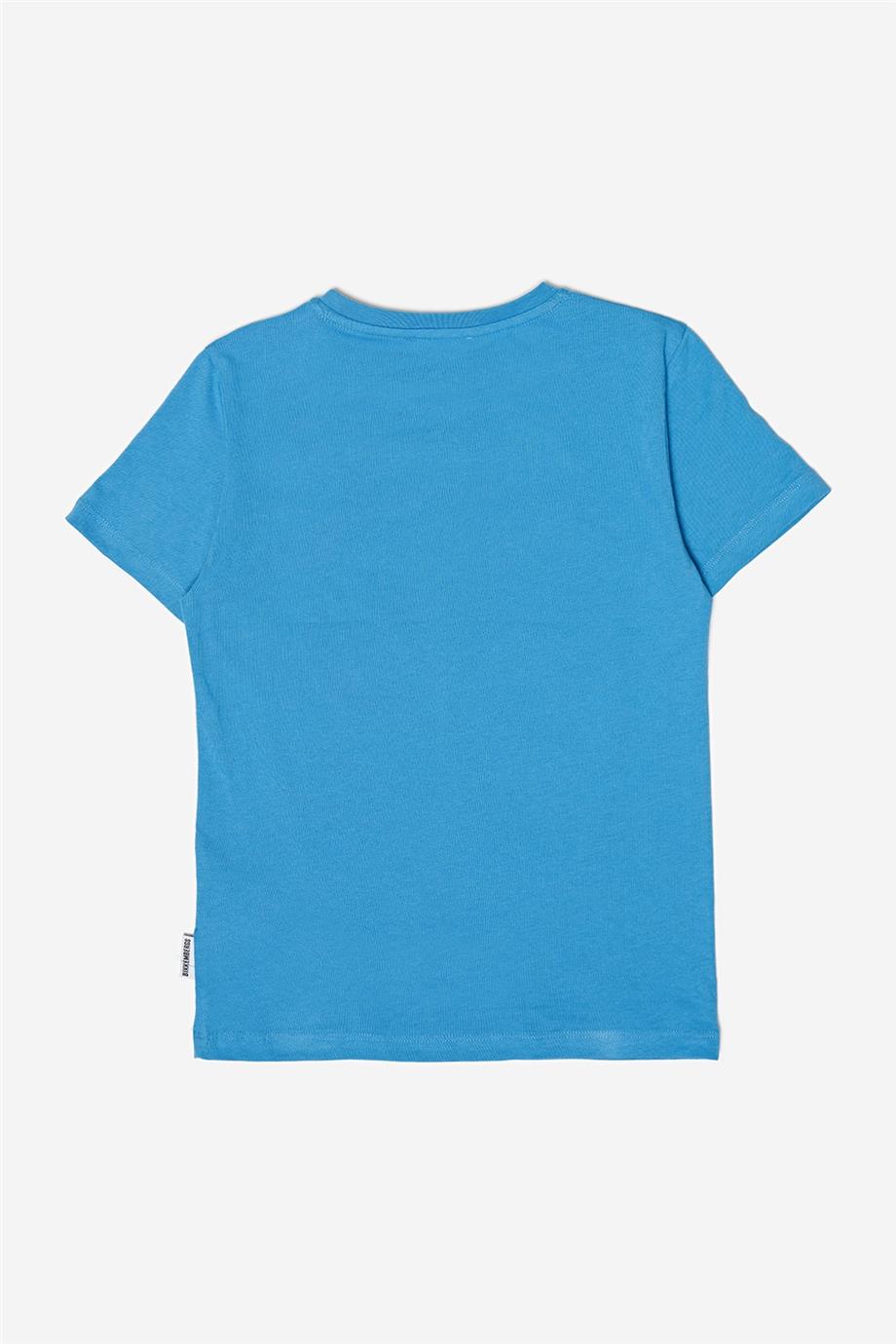 Bikkembergs Erkek Çocuk Mavi Tişört görsel 6