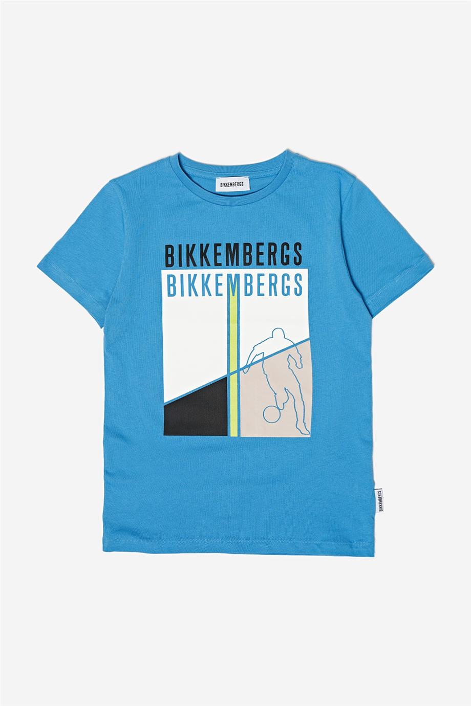 Bikkembergs Erkek Çocuk Mavi Tişört görsel 5