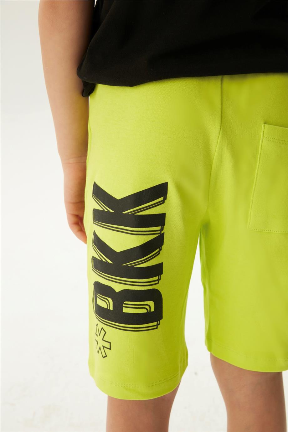 Bikkembergs Erkek Çocuk Sarı Şort görsel 3