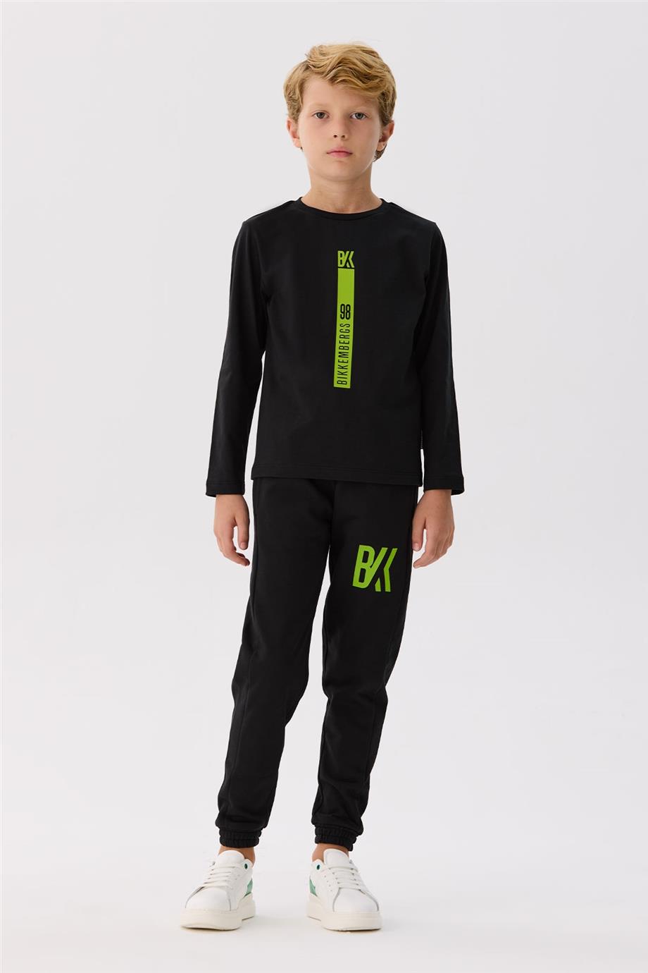 Bikkembergs Erkek Çocuk Siyah Tişört