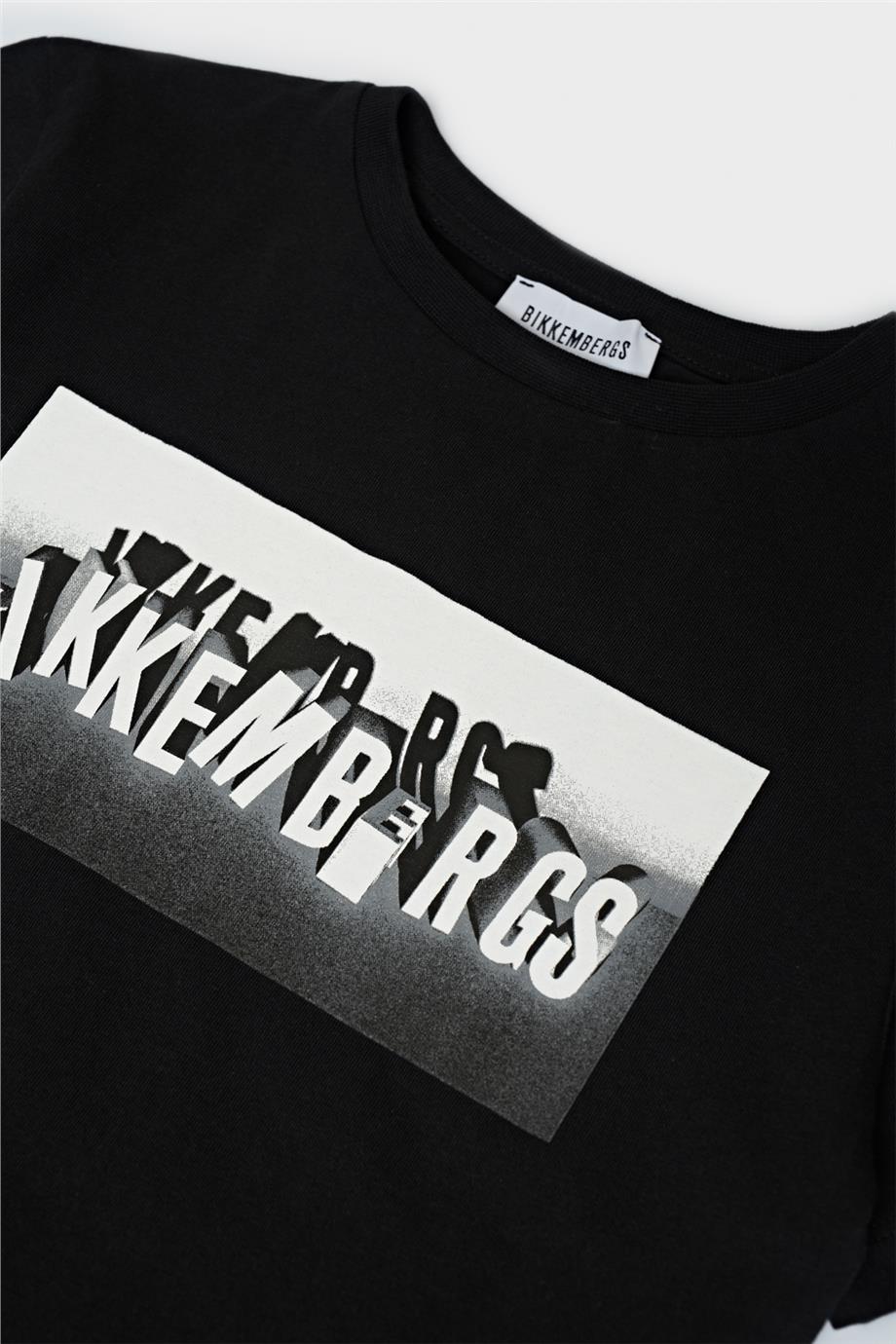Bikkembergs Erkek Çocuk Siyah Tişört görsel 6