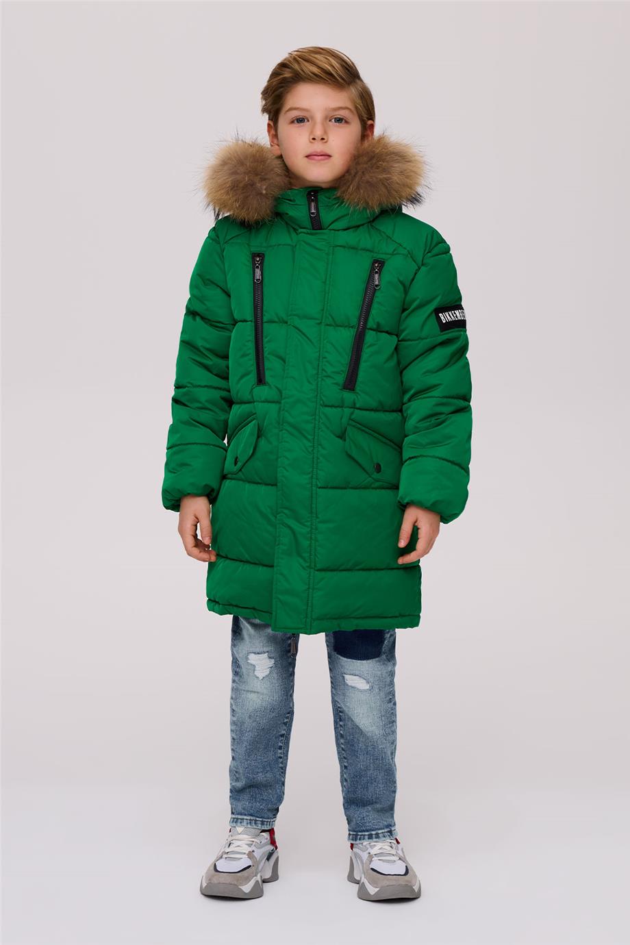 Bikkembergs Erkek Çocuk Yeşil Mont