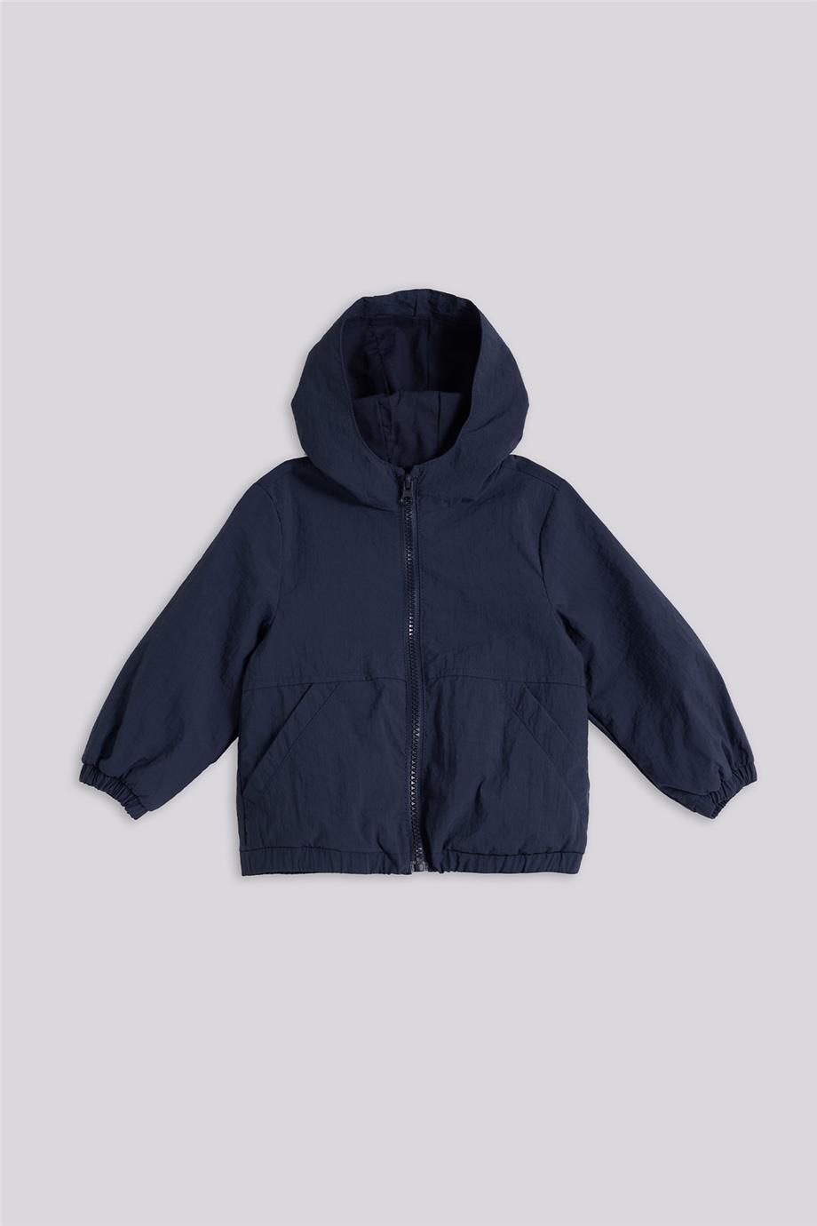 GB Baby Basic Erkek Bebek Mavi Yağmurluk
