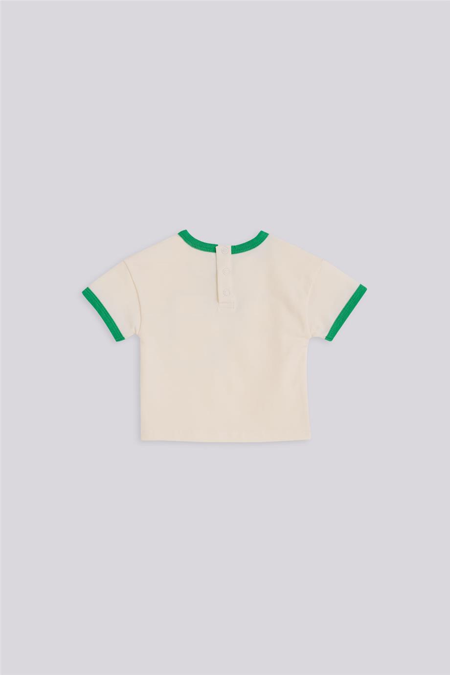 Gb Baby Basic Erkek Bebek Yeşil Şort Takım görsel 5