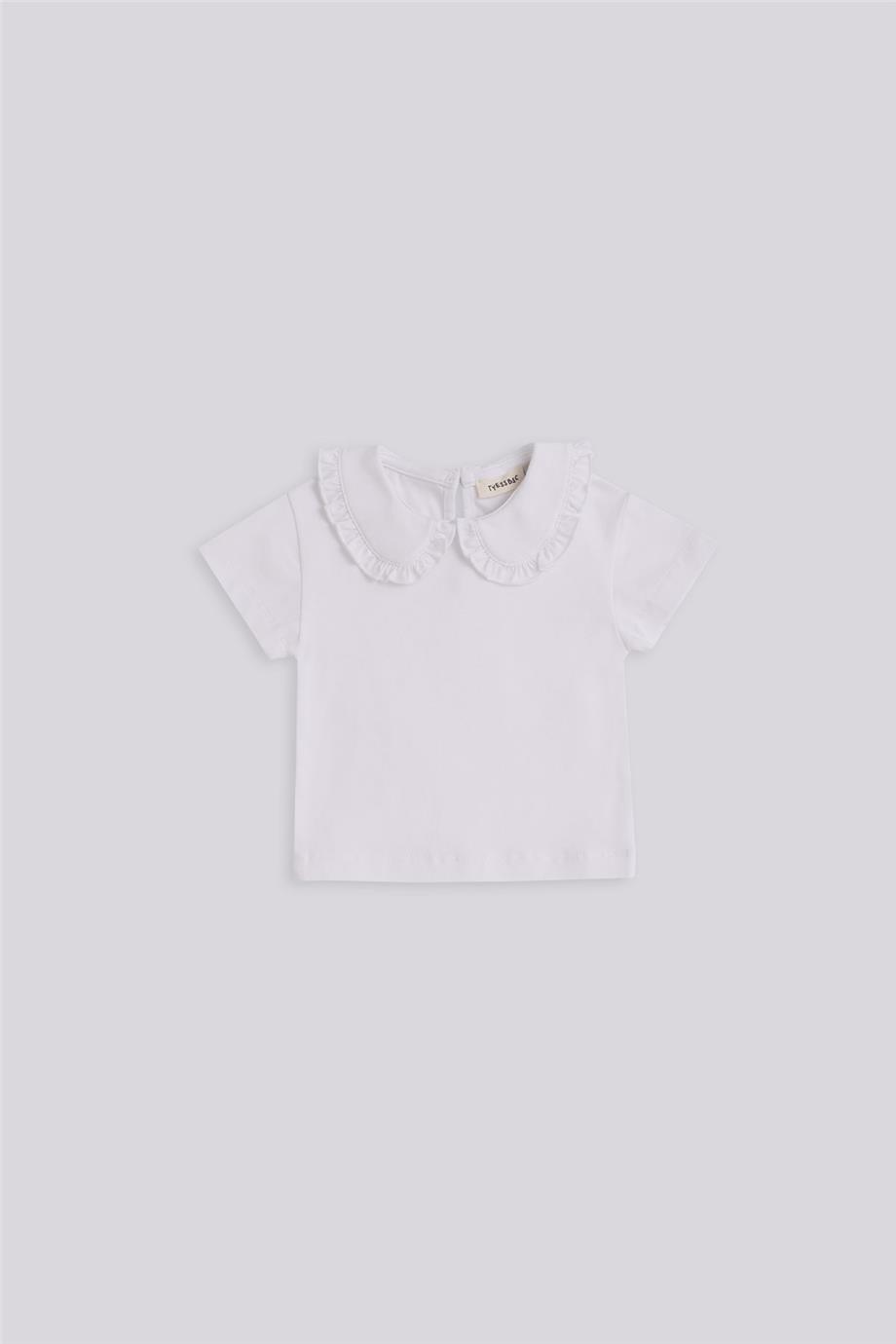 Gb Baby Basic Kız Bebek Beyaz Tişört