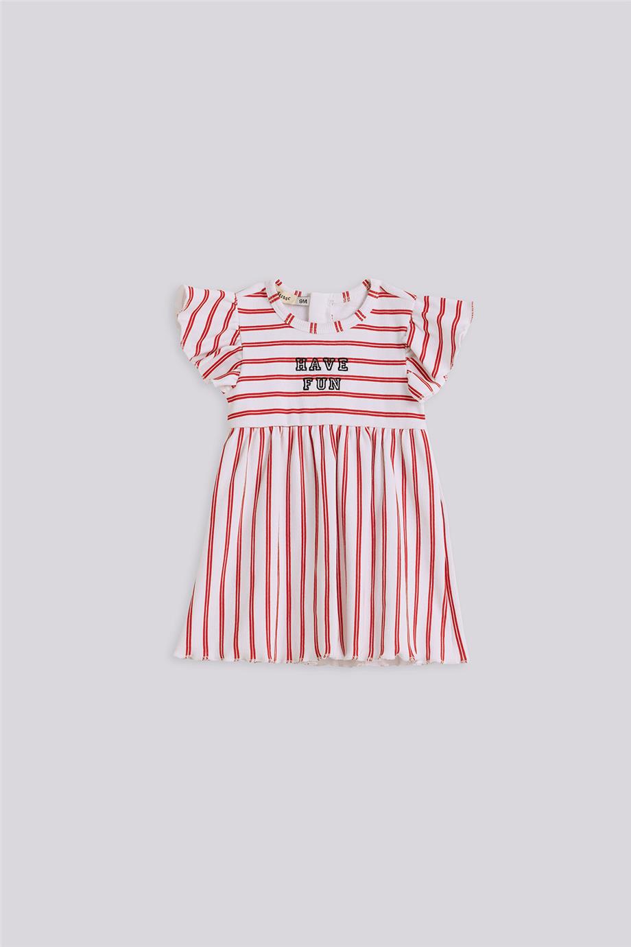 GB Baby Basic Kız Bebek Çizgili Elbise