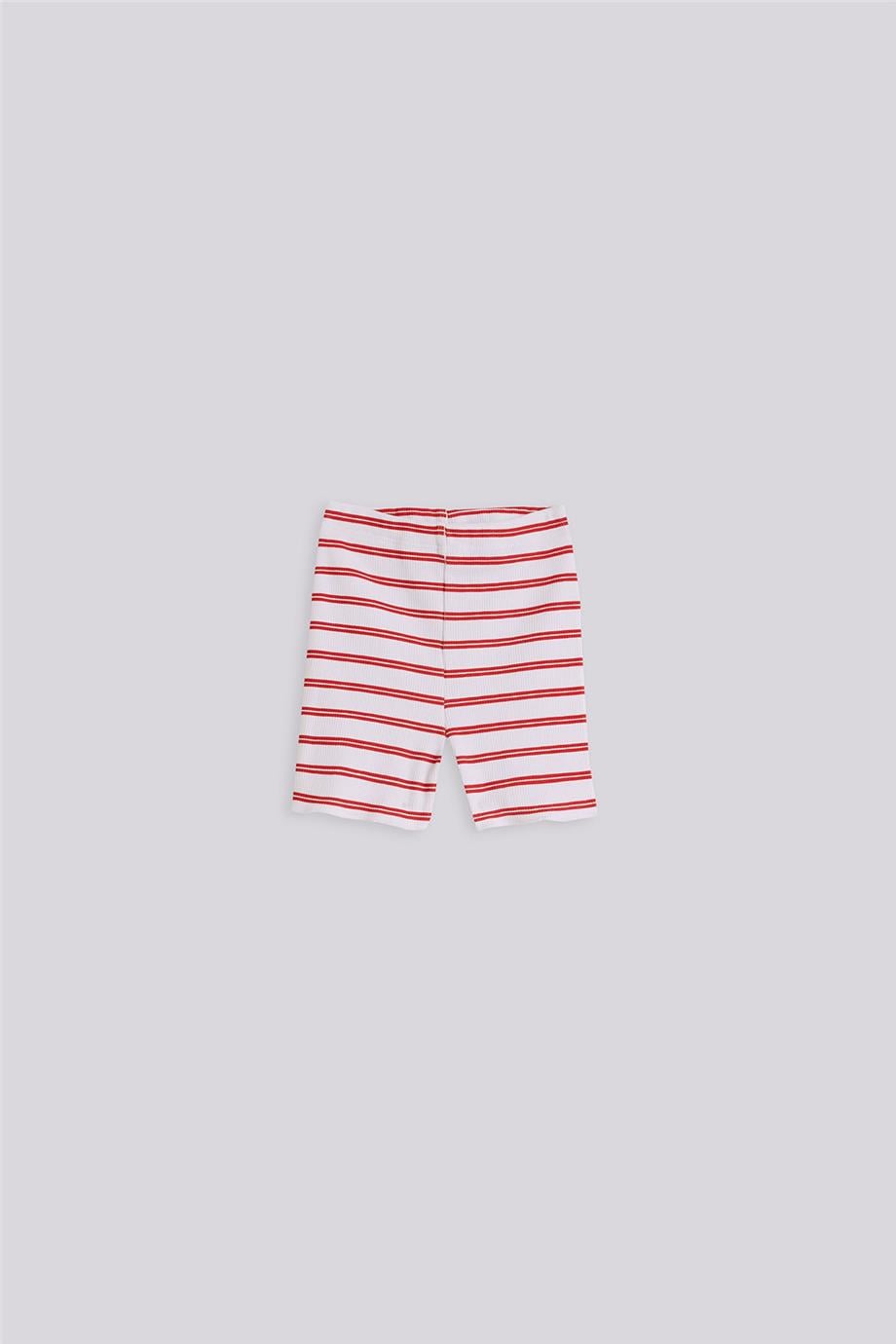 GB Baby Basic Kız Bebek Desenli Şort Takım görsel 5