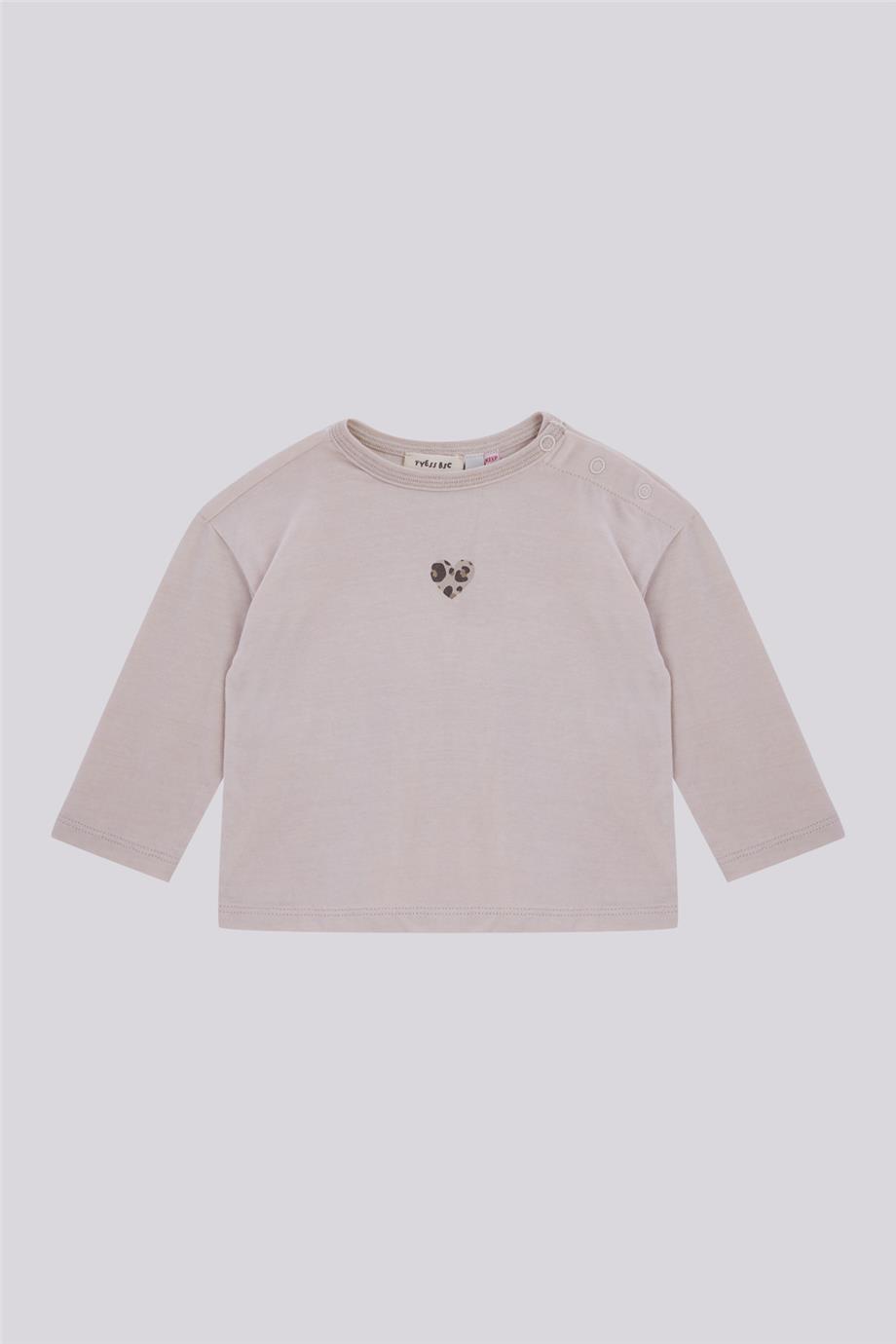 GB Baby Basic Kız Bebek Ekru Tişört