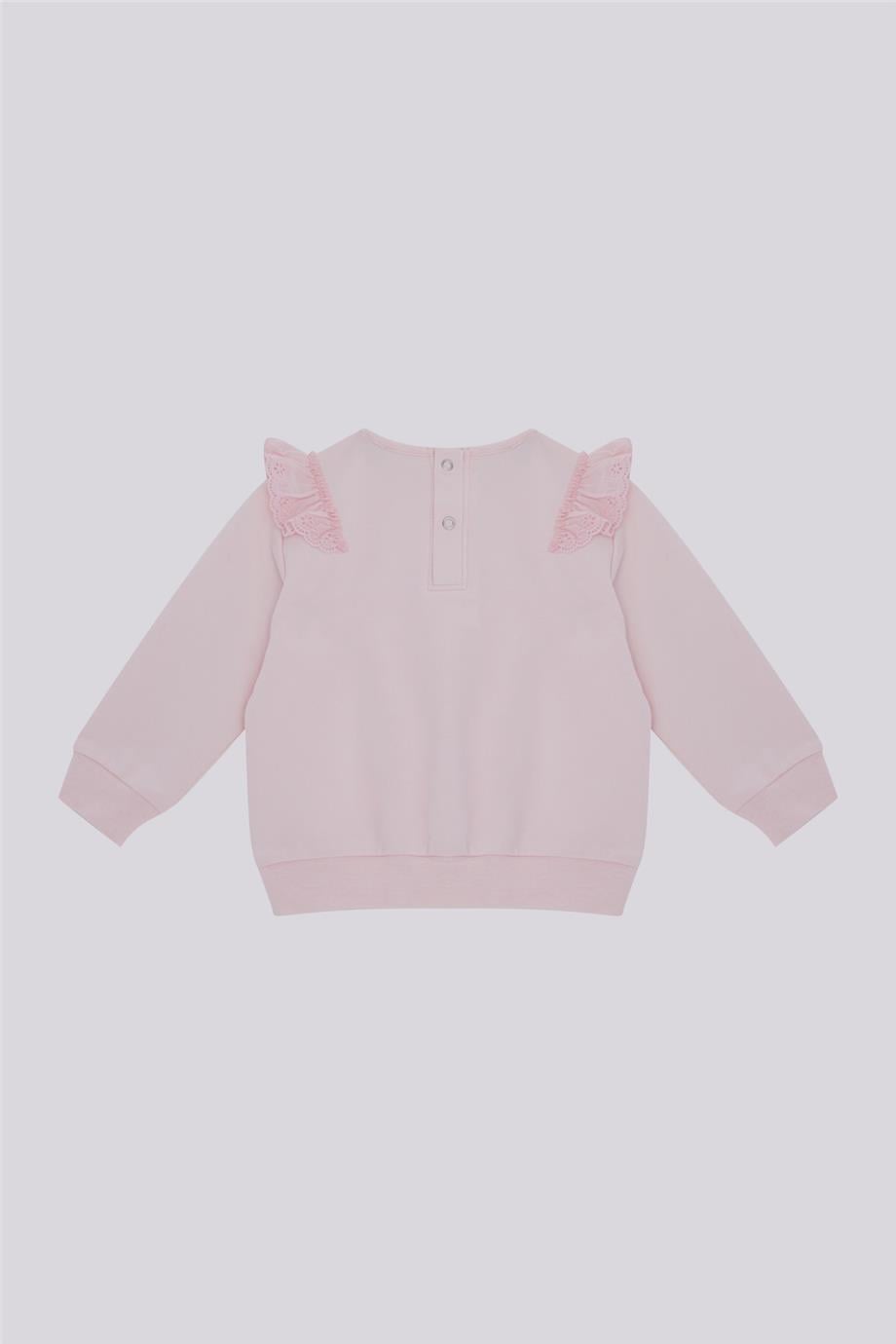 GB Baby Basic Kız Bebek Pembe Eşofman Takım görsel 3