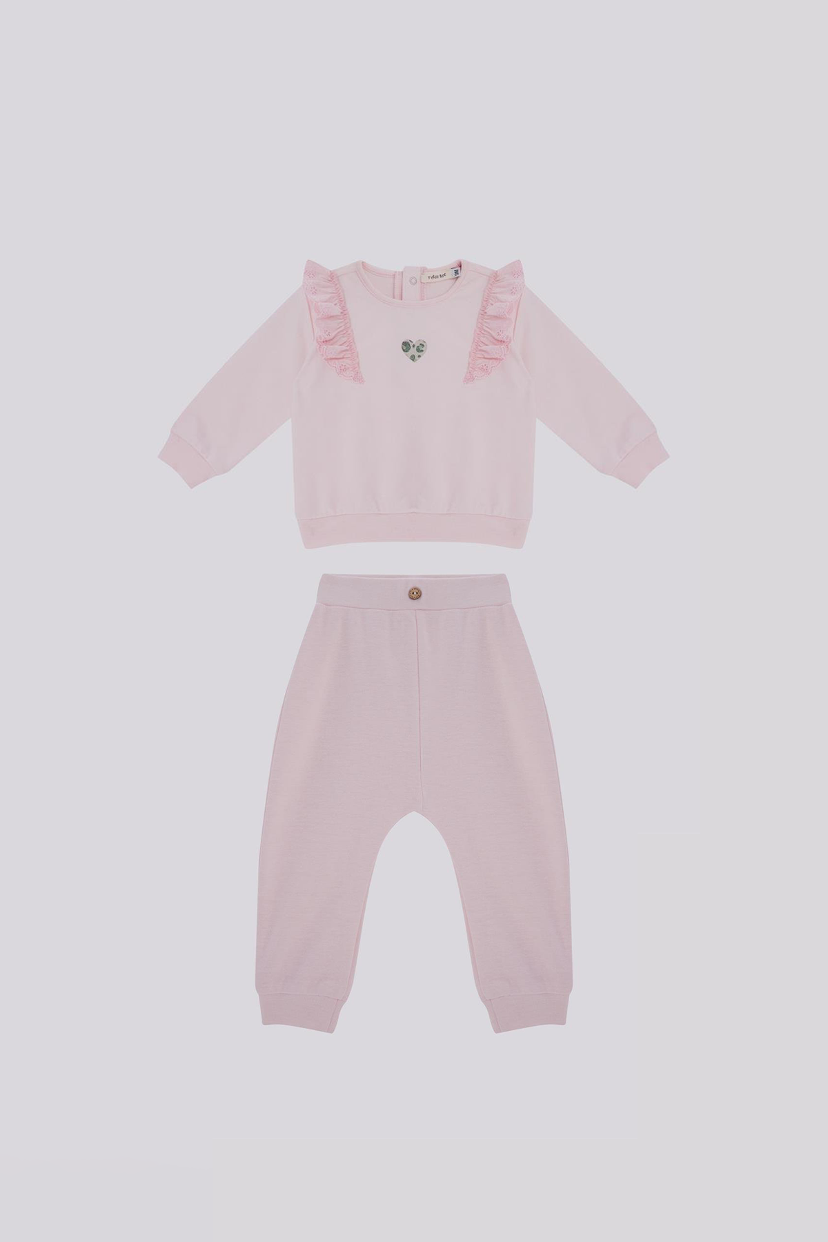 GB Baby Basic Kız Bebek Pembe Eşofman Takım