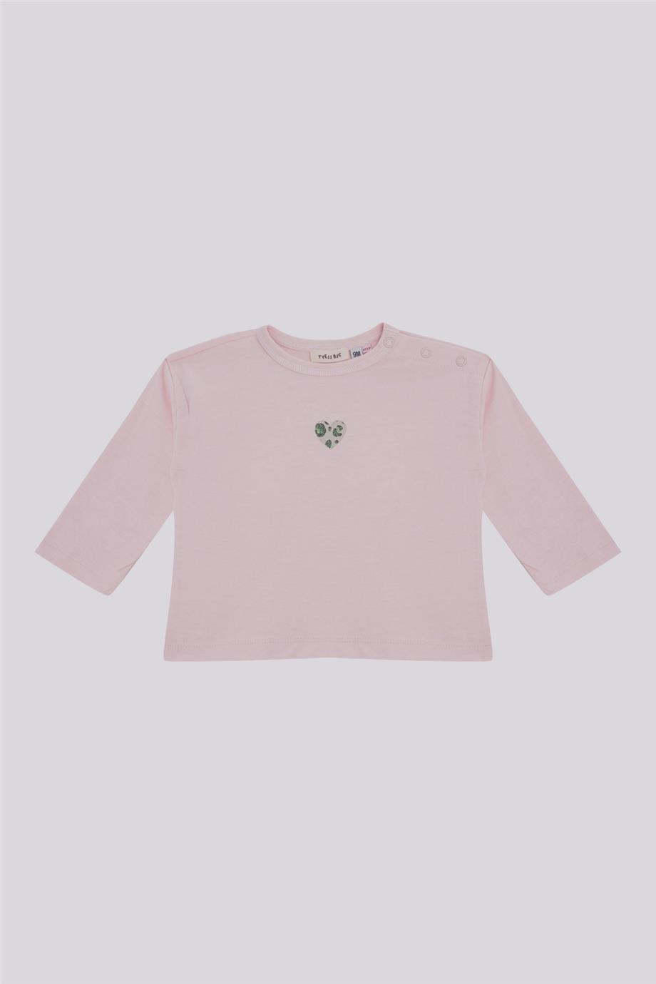 GB Baby Basic Kız Bebek Pembe Tişört
