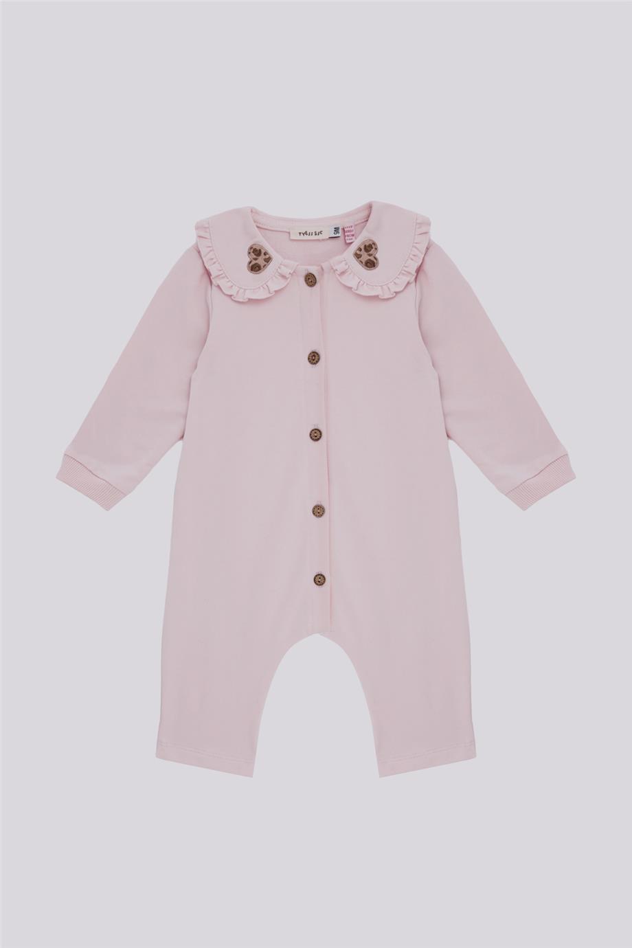 GB Baby Basic Kız Bebek Pembe Tulum