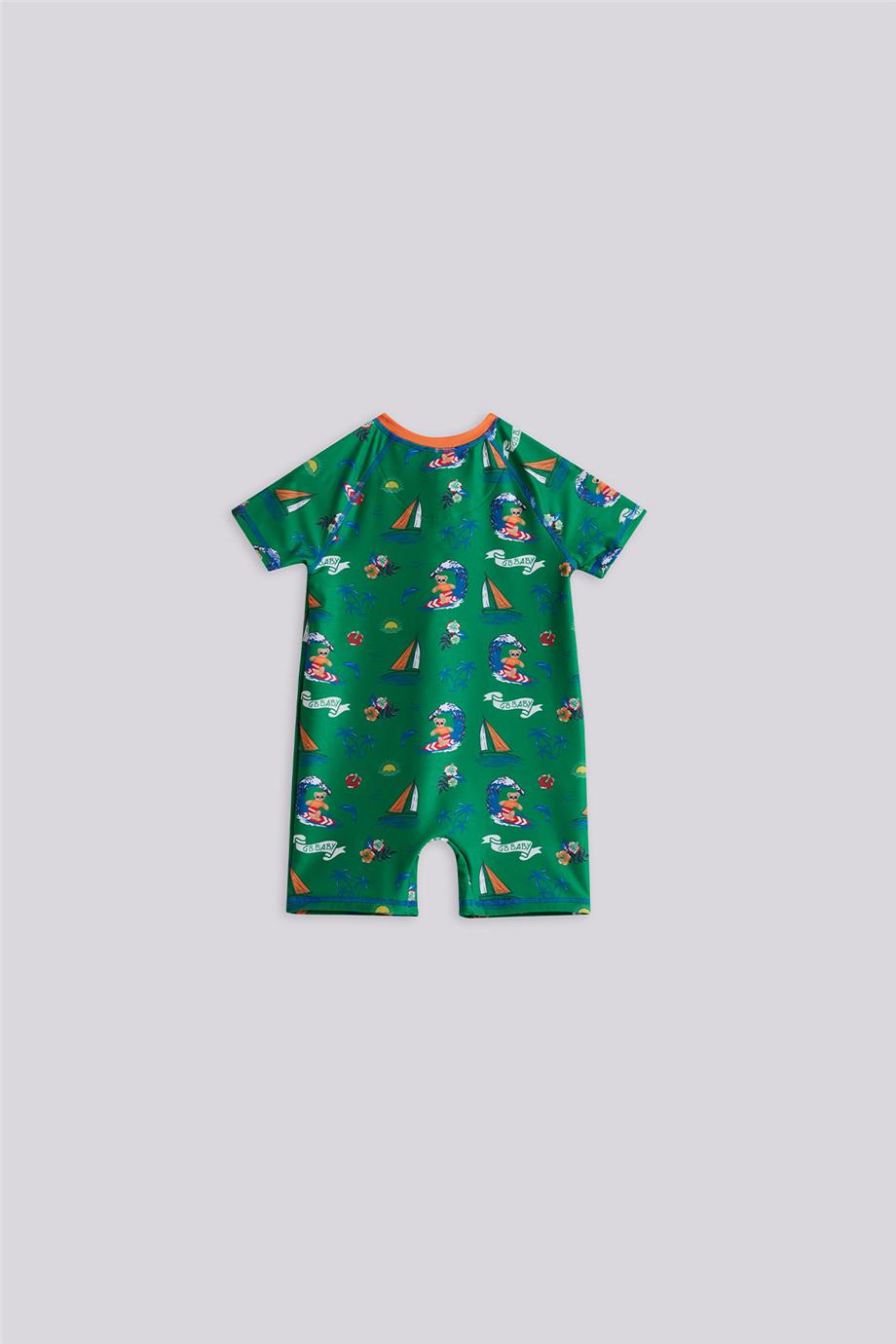GB Baby Erkek Bebek Desenli Mayo görsel 2