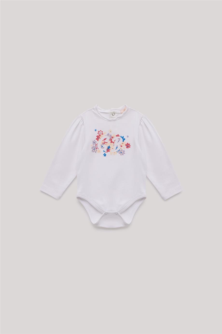 GB Baby Kız Bebek Beyaz Body