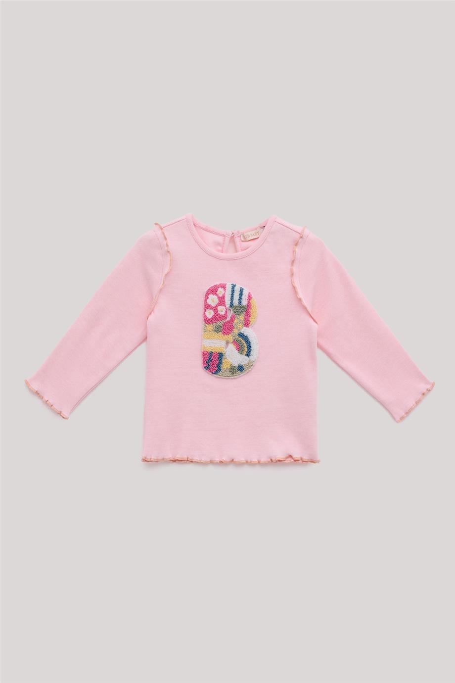 GB Baby Kız Bebek Pembe Tişört