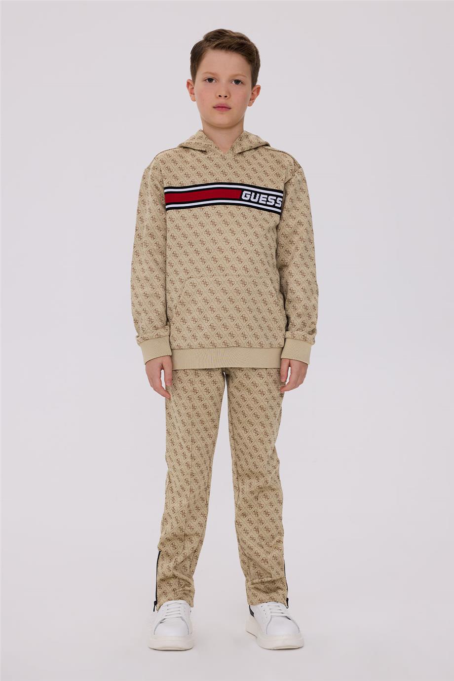 Guess Erkek Çocuk Bej Sweatshirt