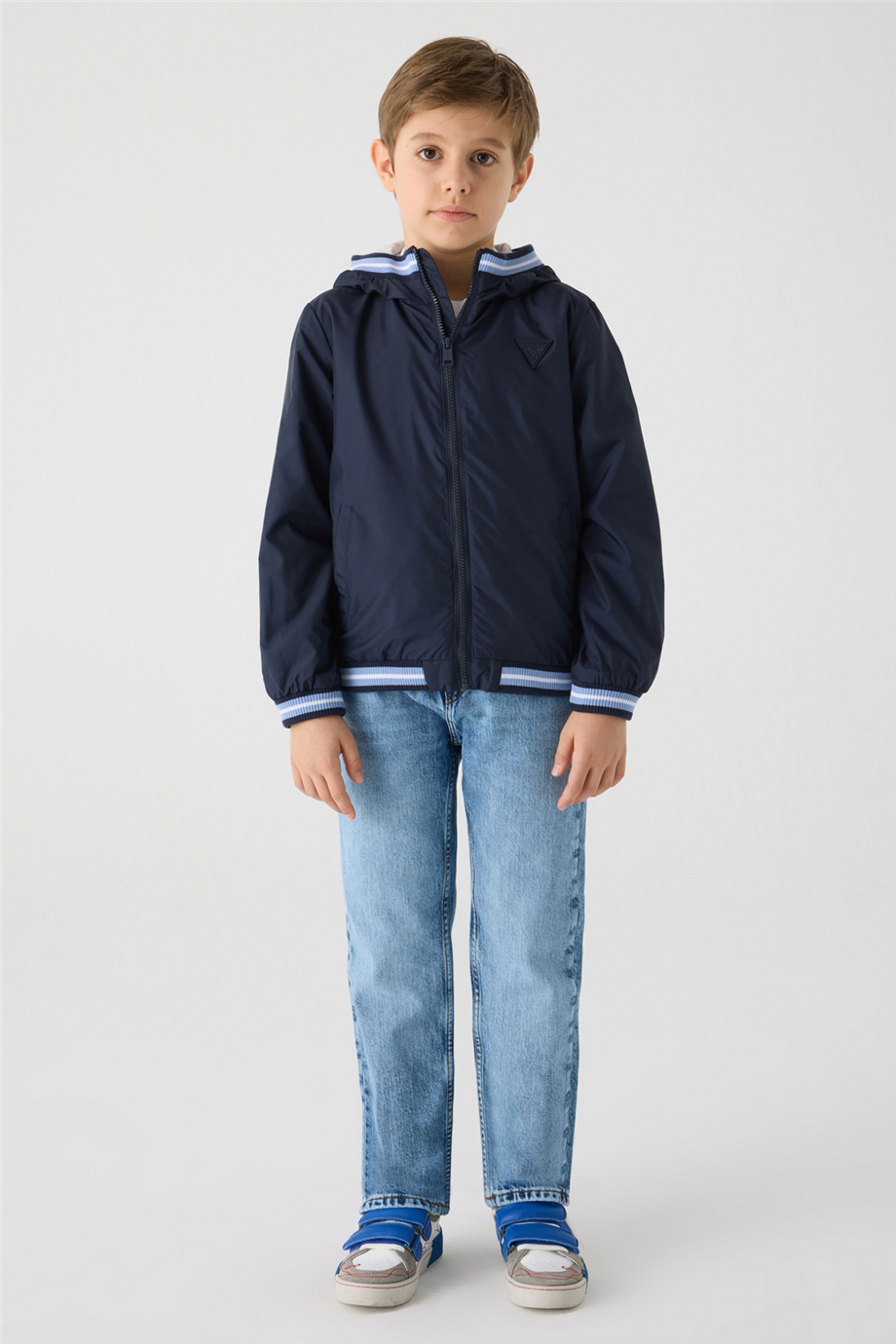 Guess Erkek Çocuk Lacivert Rüzgarlık