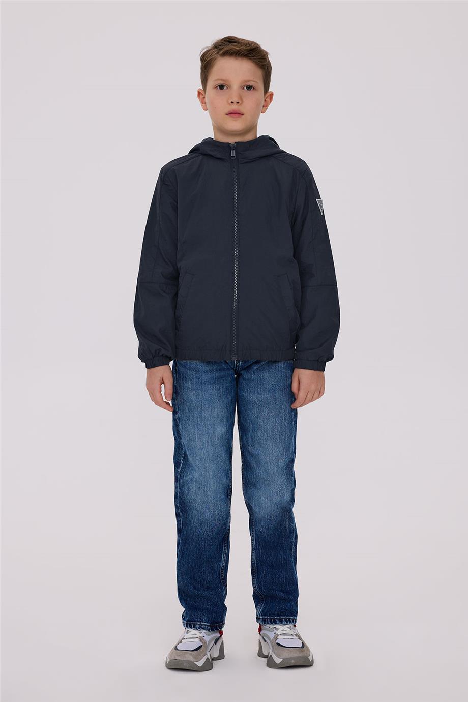 Guess Erkek Çocuk Lacivert Yağmurluk