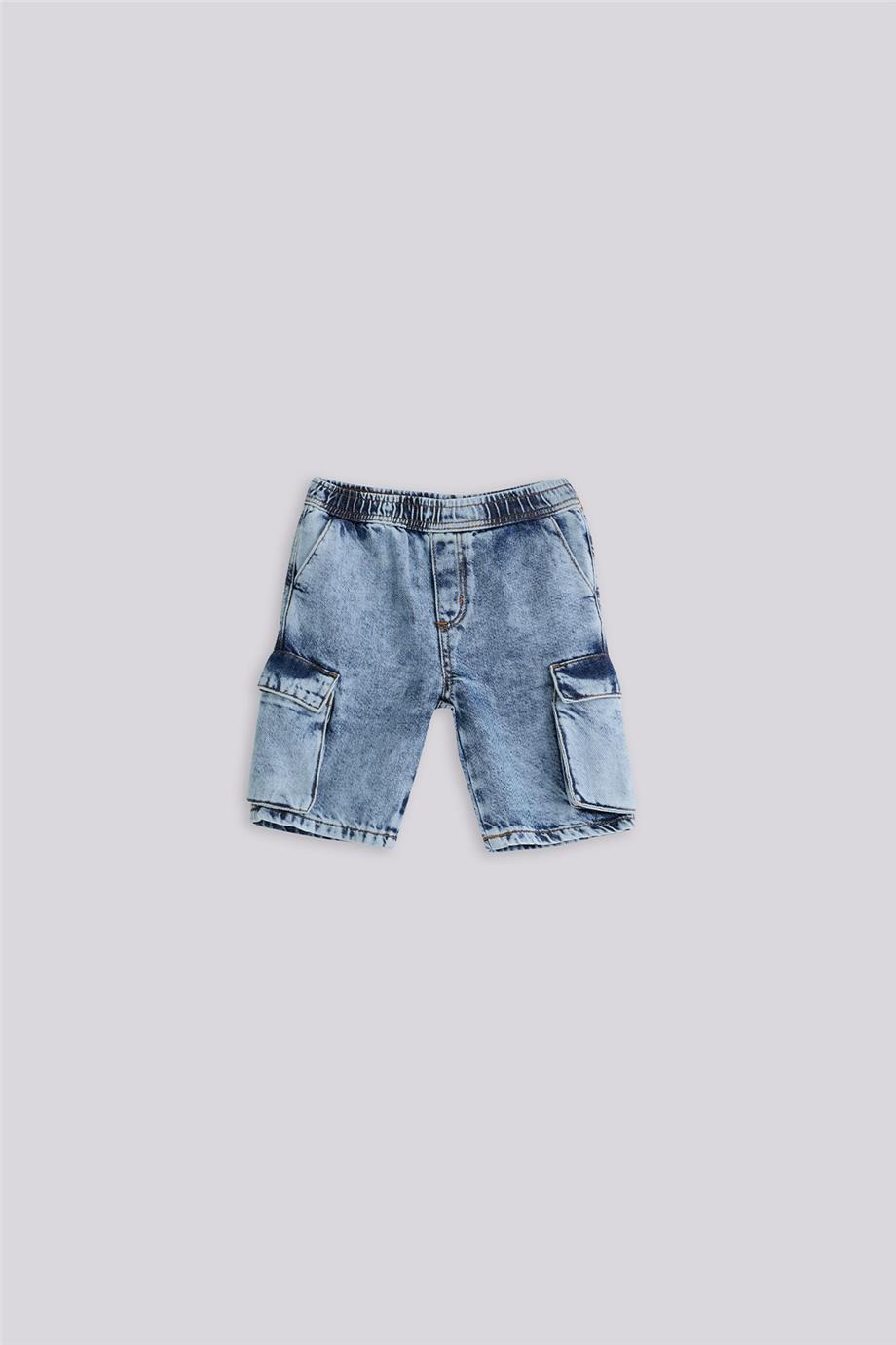 Guess Erkek Çocuk Mavi Şort