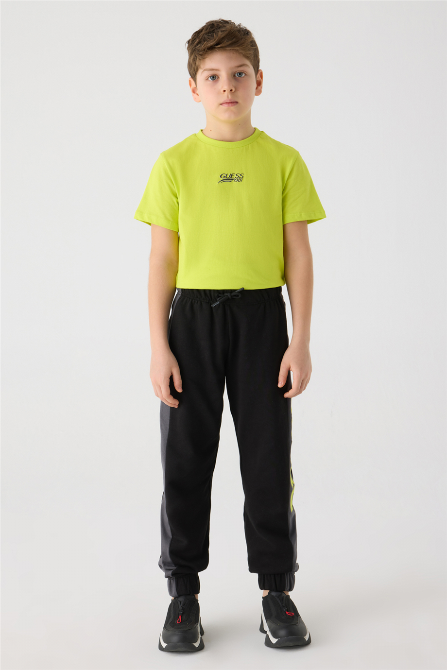Guess Erkek Çocuk Siyah Eşofman Altı