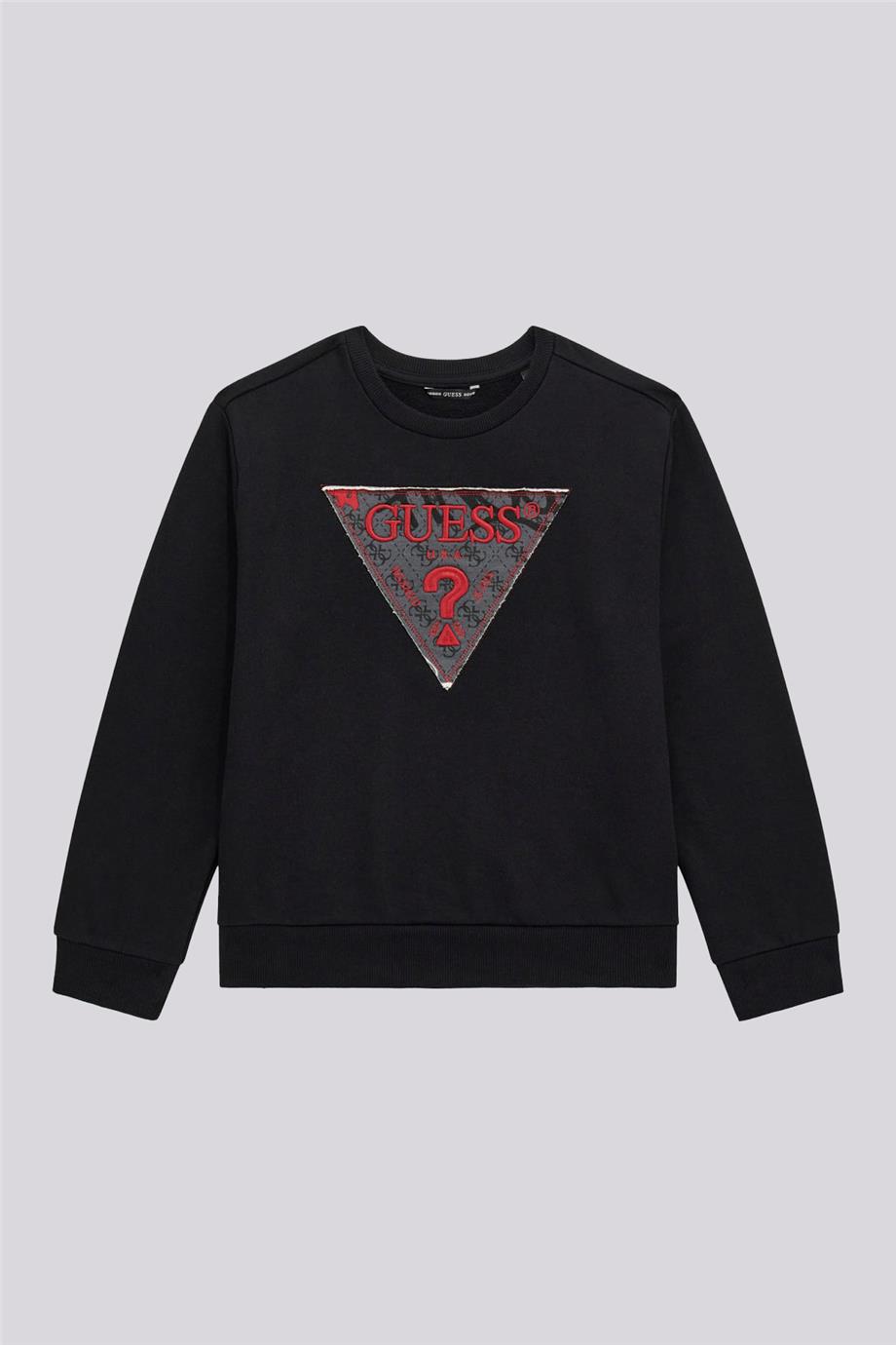 Guess Erkek Çocuk Siyah Sweatshirt
