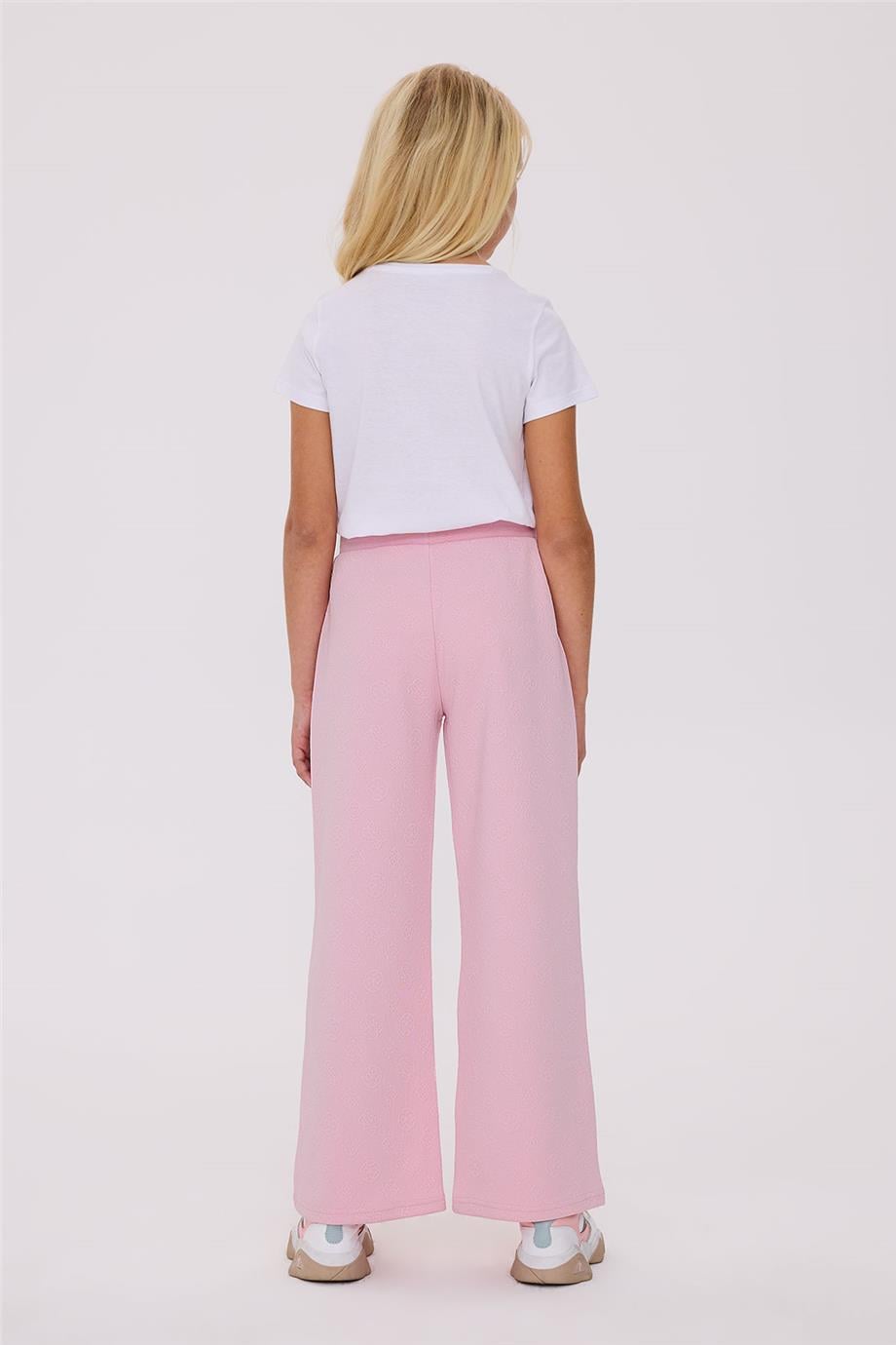 Guess Kız Çocuk Pembe Eşofman Altı görsel 4