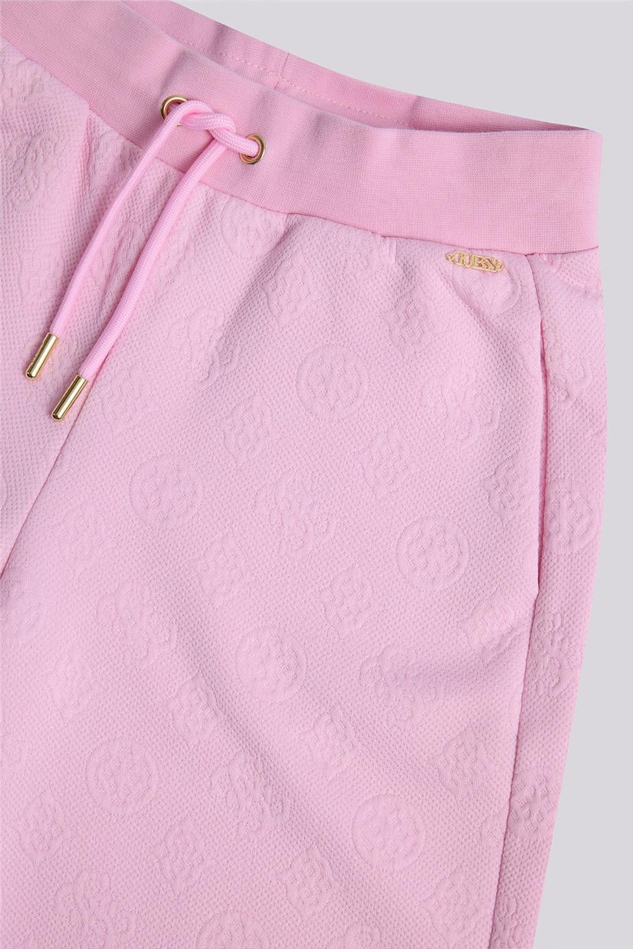 Guess Kız Çocuk Pembe Eşofman Altı görsel 7