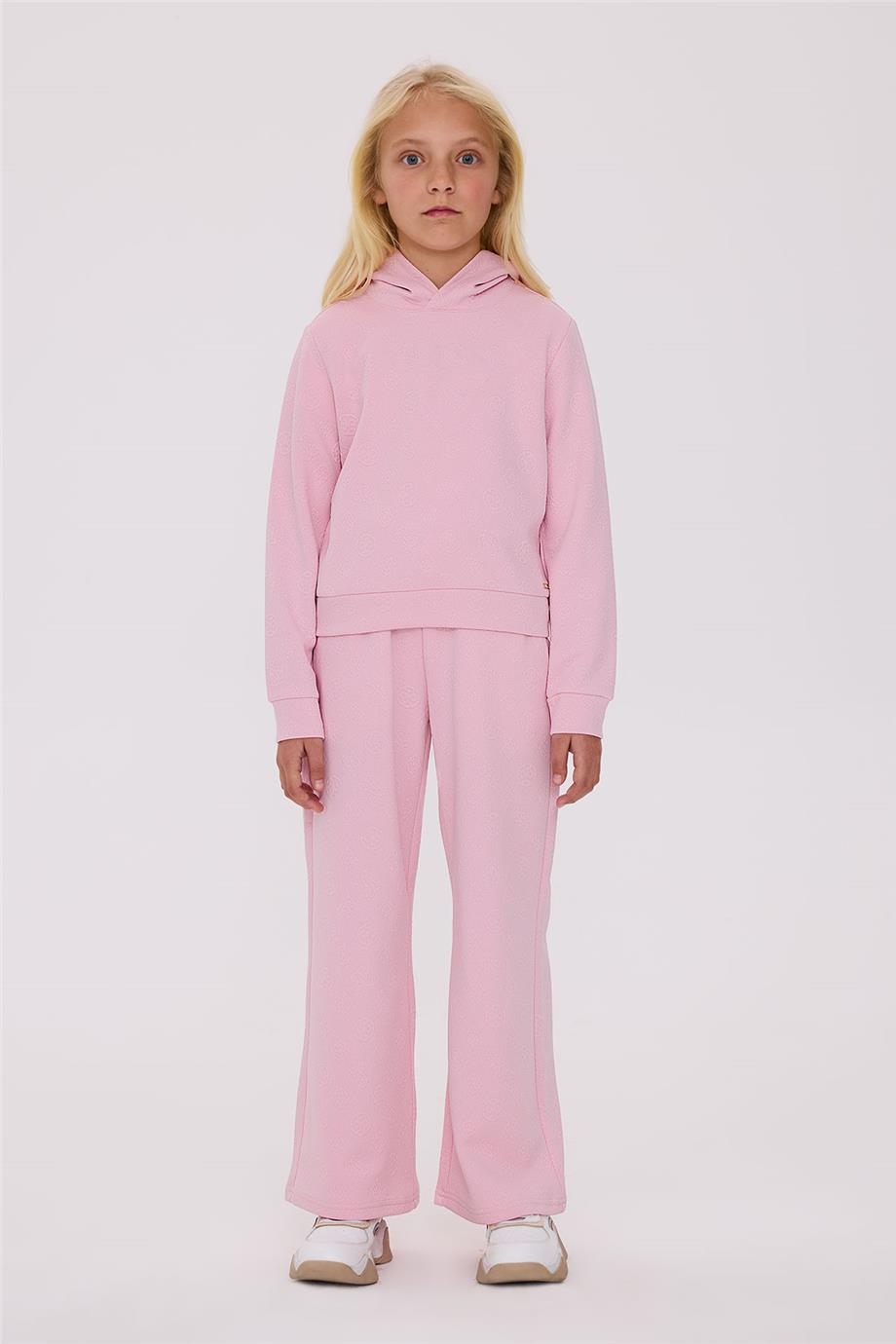 Guess Kız Çocuk Pembe Sweatshirt