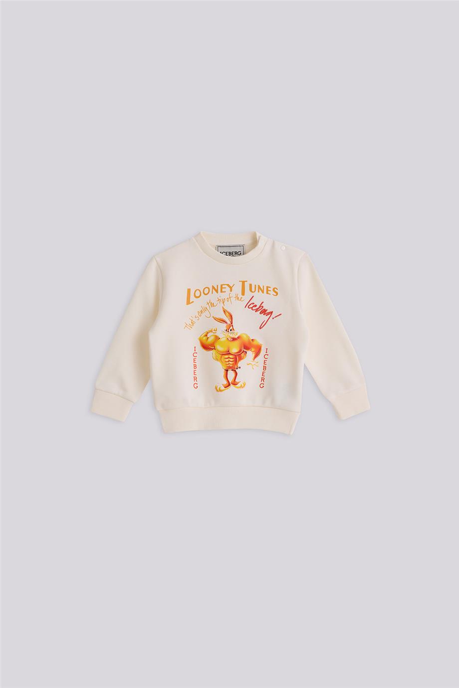 Iceberg Erkek Bebek Beyaz Sweatshirt