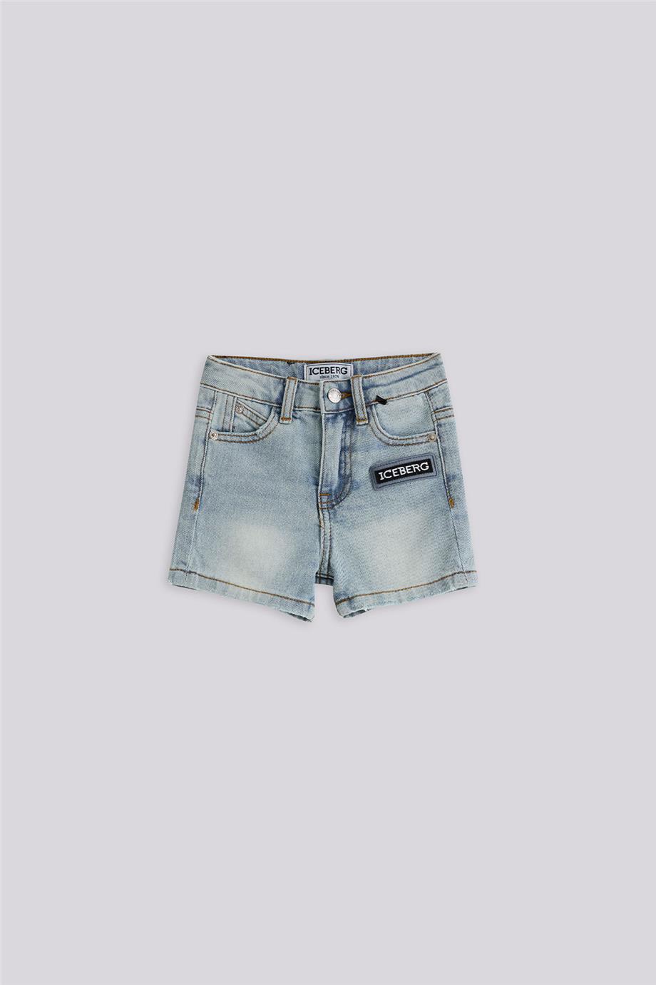 Iceberg Erkek Bebek Denim Şort
