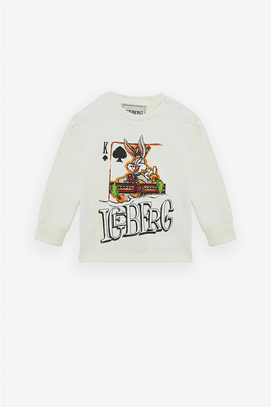 Iceberg Erkek Bebek Kırık Beyaz Tişört
