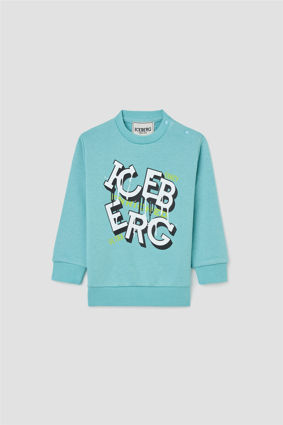Iceberg Erkek Bebek Mınt Yeşil Baskılı Sweatshirt