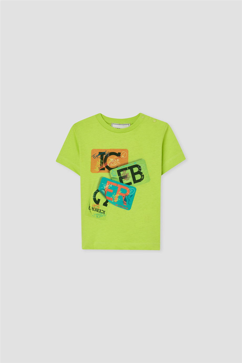 Iceberg Erkek Bebek Yeşil Baskılı Tişört