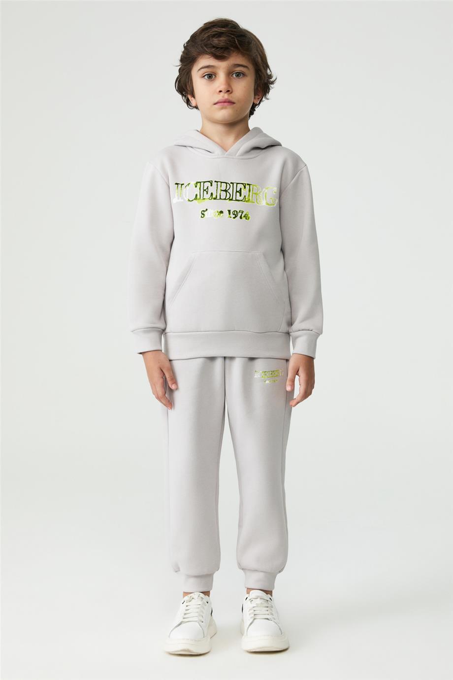 Iceberg Erkek Çocuk Gri Sweatshirt