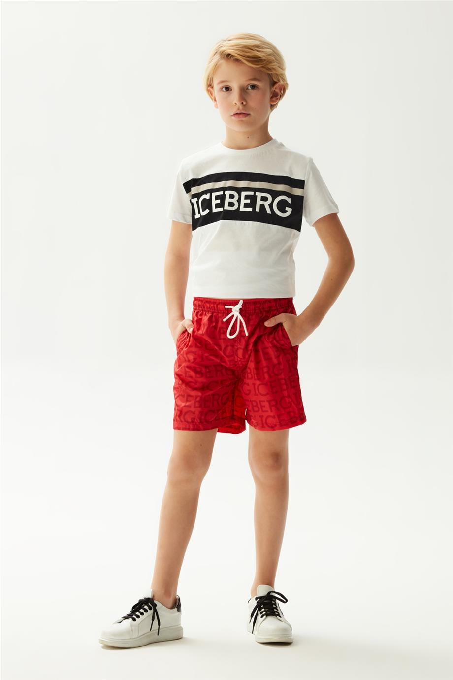 Iceberg Erkek Çocuk Kiremit Deniz Şortu