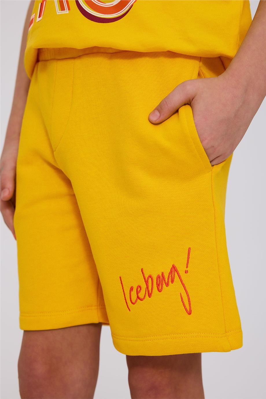 Iceberg Erkek Çocuk Sarı Şort görsel 3