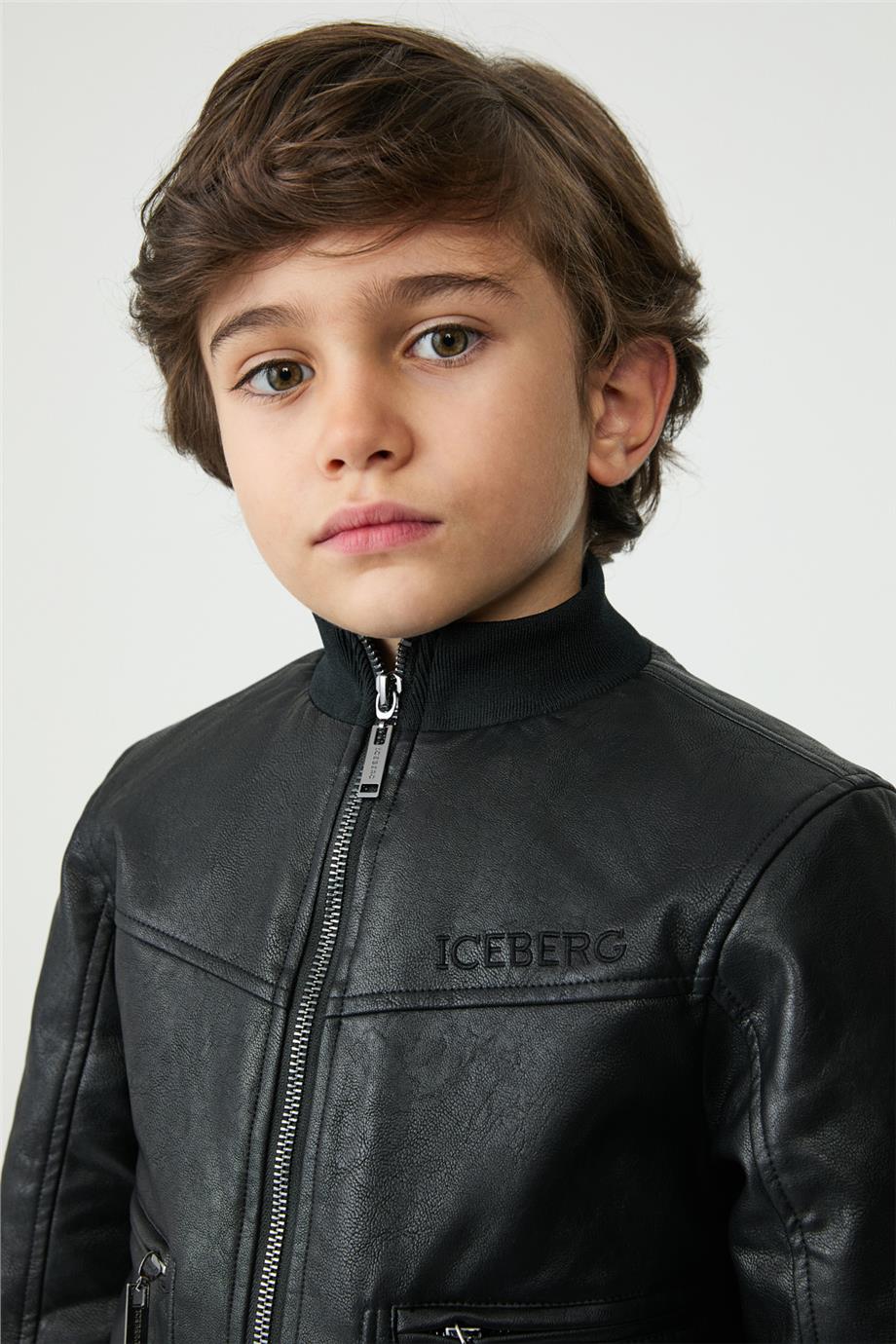 Iceberg Erkek Çocuk Siyah Mont görsel 3
