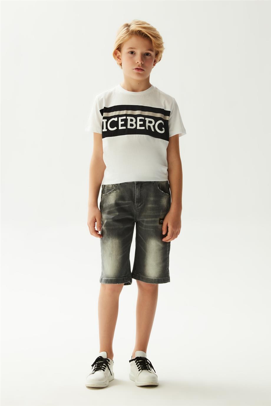 Iceberg Erkek Çocuk Siyah Şort