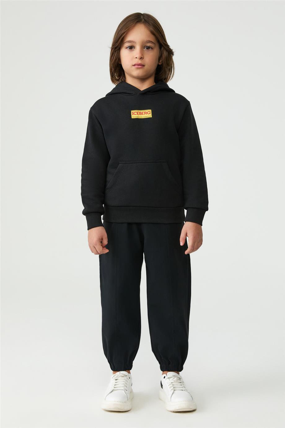 Iceberg Erkek Çocuk Siyah Sweatshirt