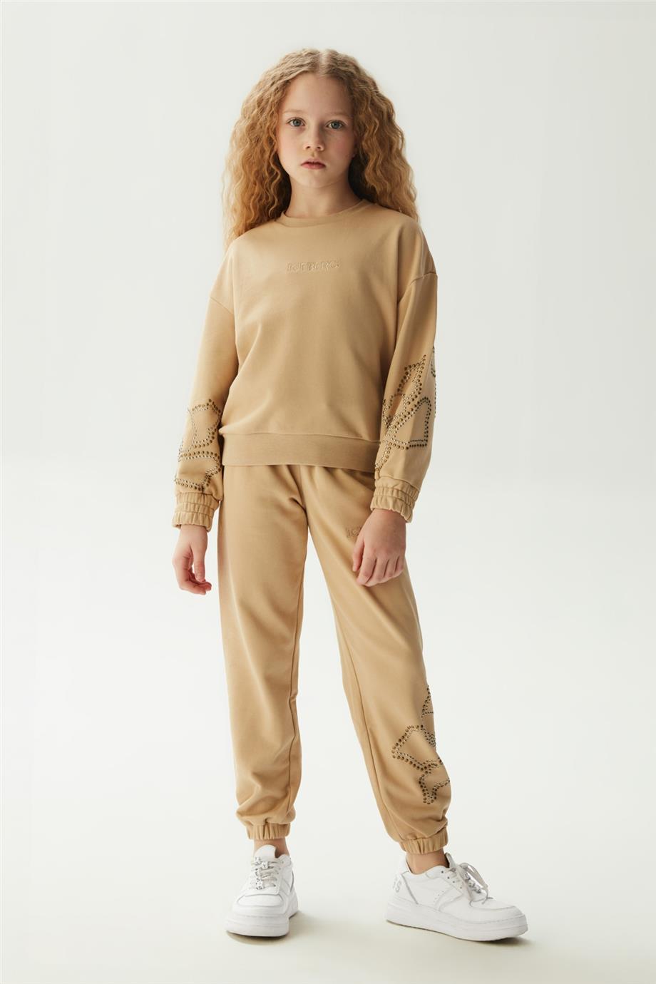 Iceberg Kız Çocuk Açık Kahve Sweatshirt