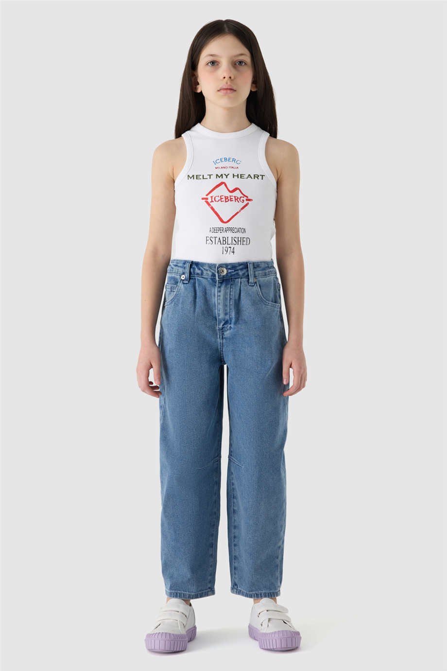 Iceberg Kız Çocuk Denim Pantolon