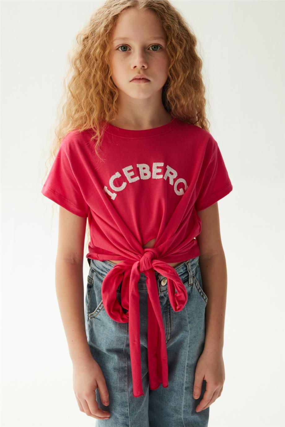 Iceberg Kız Çocuk Fuşya Tişört görsel 2