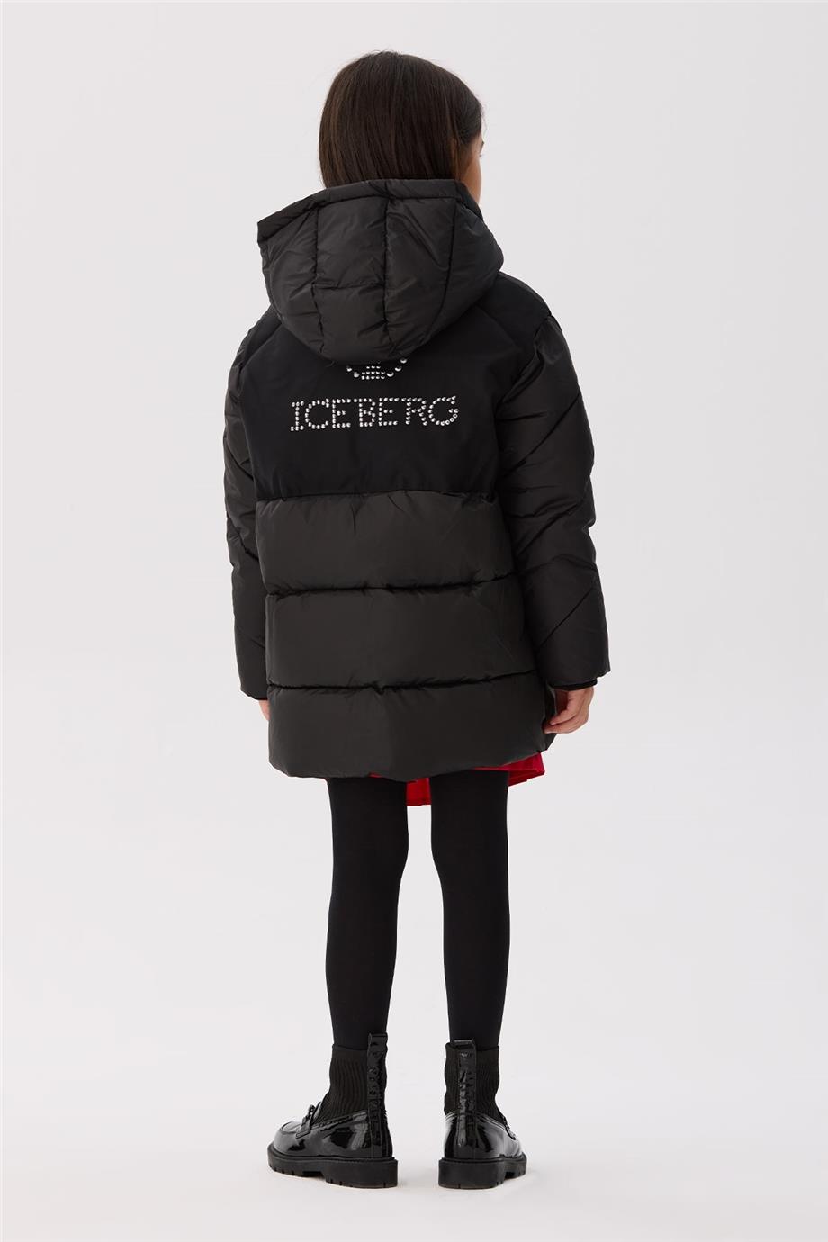 Iceberg Kız Çocuk Siyah Mont görsel 4