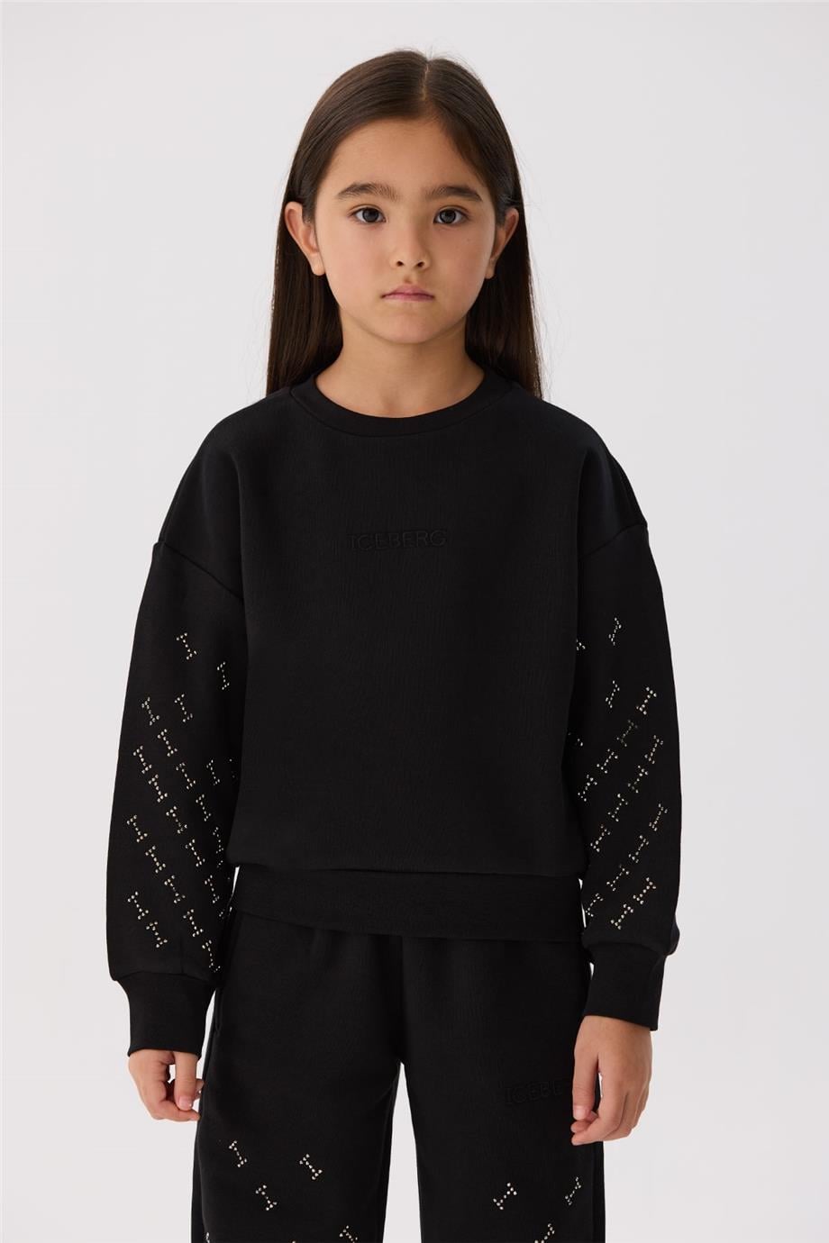 Iceberg Kız Çocuk Siyah Sweatshirt görsel 2