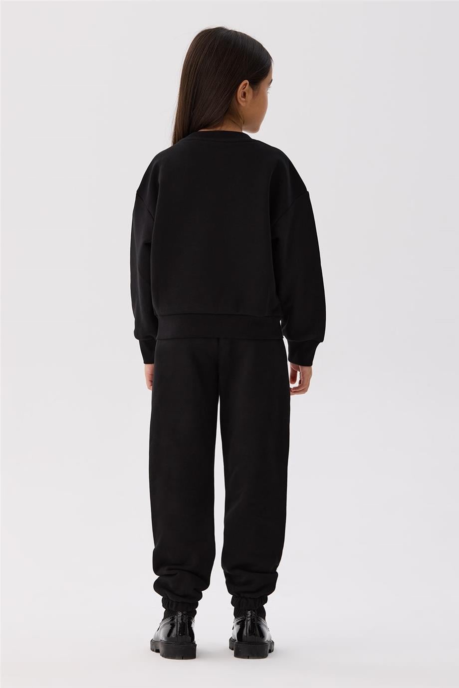 Iceberg Kız Çocuk Siyah Sweatshirt görsel 4